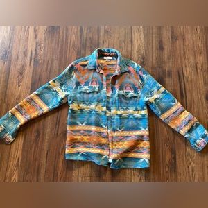 Aztec blanket button up Shirt